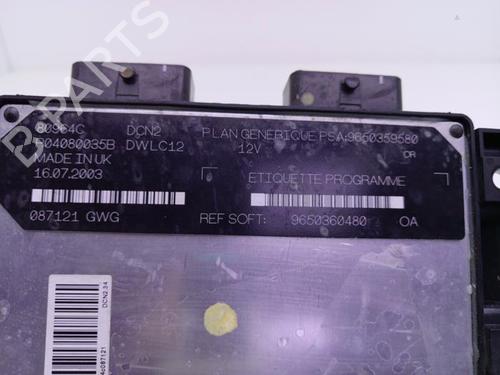 Engine control unit (ECU) PEUGEOT PARTNER Box Body/MPV (5_, G_) 1.9 D | BP40370954M57 - Image 3