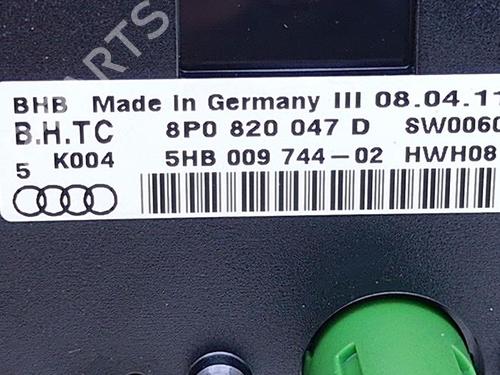 Climate control AUDI A3 (8P1) 2.0 TDI | BP40468700I5 - Image 3