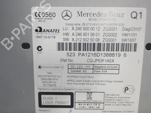 Radio MERCEDES-BENZ A-CLASS (W176) A 200 CDI / d 4-matic (176.002) | BP40469265E6 - Image 2