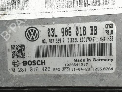 Engine control unit (ECU) VW SCIROCCO III (137, 138) 2.0 TDI | BP40471092M57 - Image 3