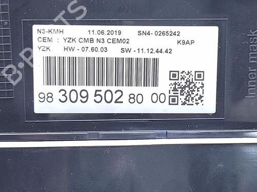 Instrument cluster PEUGEOT RIFTER 1.5 BlueHDi 100 | BP40480111C47 - Image 3