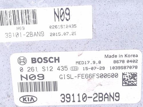 Engine control unit (ECU) KIA SPORTAGE III (SL) 1.6 GDI | BP40370910M57 - Image 3