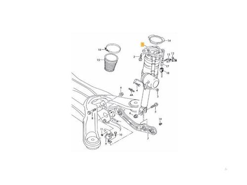 Right rear shock absorber AUDI A8 D3 (4E2, 4E8) 4.2 quattro | BP40384883M19 - Image 1