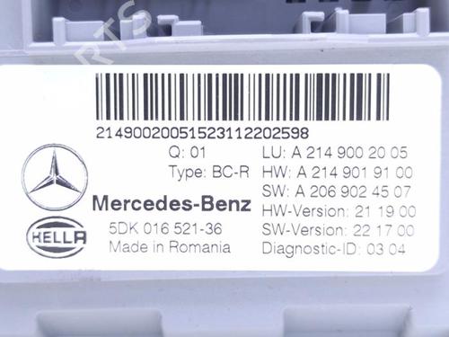 Control unit MERCEDES-BENZ C-CLASS T-MODEL (S206) C 180 (206.241) | BP40425994M11 - Image 3