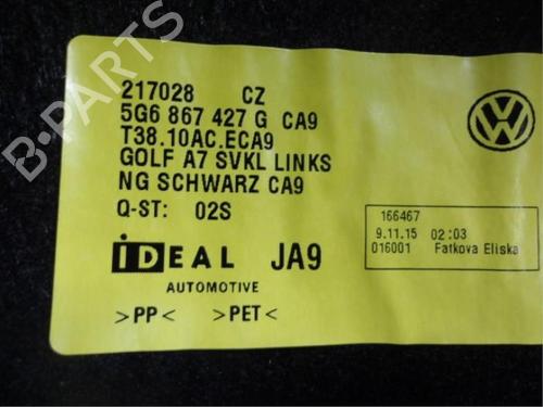 Boot lining VW GOLF VII (5G1, BQ1, BE1, BE2) 1.6 TDI | BP40357848I3 - Image 3