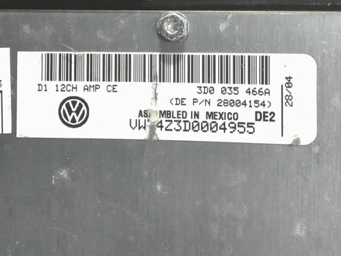 Electronic module VW PHAETON (3D1, 3D2, 3D3, 3D4, 3D6, 3D7, 3D8, 3D9) 4.2 V8 4motion | BP40362748M83 - Image 3