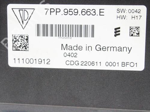 Electronic module VW TOUAREG (7P5, 7P6) 3.0 V6 TDI | BP39842519M83 - Image 3