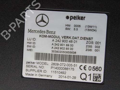 Control unit MERCEDES-BENZ C-CLASS Coupe (C204) C 250 CDI (204.303) | BP39865261M11 - Image 3