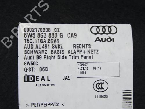 Bagagerumsbeklædning AUDI A4 B9 (8W2, 8WC) 35 TFSI Mild Hybrid | BP39806432I3  - Image 8