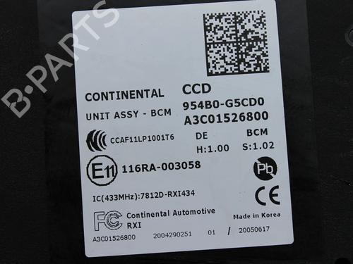 Control unit KIA NIRO I (DE) 1.6 GDI Plug-in Hybrid | BP39859932M11 - Image 3