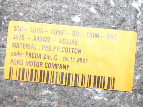 Boot lining FORD FOCUS IV (HN) 1.0 EcoBoost | BP39820398I3 - Image 6