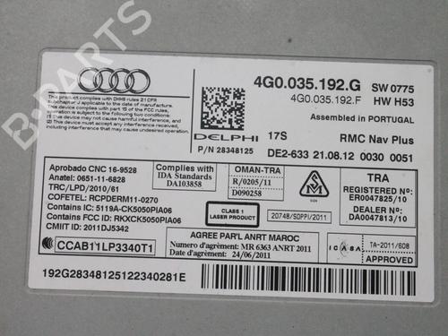 Electronic module AUDI A7 Sportback (4GA, 4GF) 3.0 TDI | BP39782334M83 - Image 5