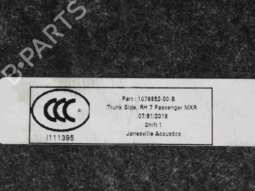 Boot lining TESLA MODEL X (5YJX) P100D AWD | BP39788682I3 - Image 5