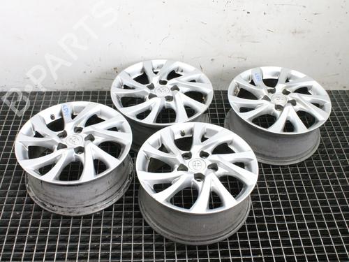 Used Wheel set Wheel set TOYOTA AURIS (_E18_) 1.6 D4-D (WWE185_) (112 hp) 39842097 39842097