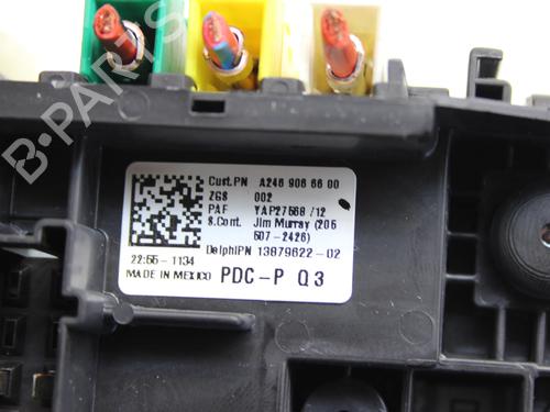 Fuse box MERCEDES-BENZ A-CLASS (W176) A 220 CDI (176.003) | BP39777014E1 - Image 5