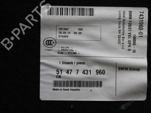 Boot lining BMW 1 (F21) 118 d | BP39879287I3  - Image 7