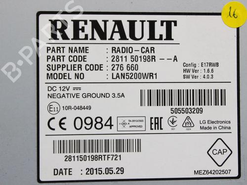Electronic module RENAULT CAPTUR I (J5_, H5_) 1.5 dCi 90 (J5N4, J5M5, J5MW, J5M6, J5AL, J5AJ) | BP40166943M83 - Image 8