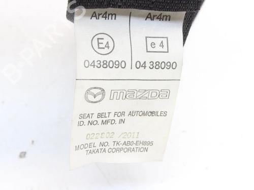 Rear right seatbelt MAZDA 3 (BL) 2.2 MZR CD (BL10) | BP39874561I28 - Image 6