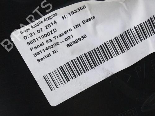 Bageste venstre beklædning CITROËN C4 CACTUS 1.2 THP 110 | BP39819252C60 - Image 6