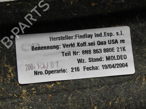 Boot lining AUDI TT (8N3) 1.8 T quattro | BP39854034I3 - Image 10