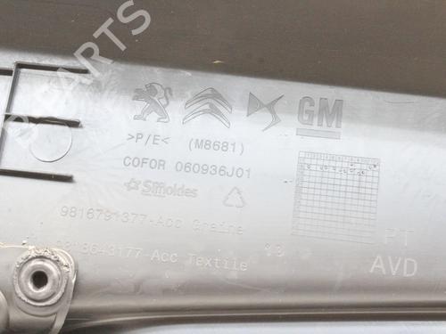 Front right panel OPEL COMBO Box Body/MPV (K9) 1.6 D | BP39880289C59 - Image 9