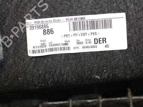 Boot lining OPEL CORSA F (P2JO) CORSA-e (68) | BP39842778I3  - Image 5
