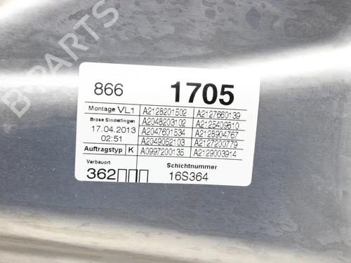 Front left window mechanism MERCEDES-BENZ E-CLASS (W212) E 200 CDI / BlueTEC (212.005, 212.006) | BP40520285C22 - Image 7