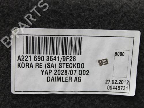Boot lining MERCEDES-BENZ S-CLASS (W221, V221) S 350 BlueTec (221.026, 221.126) | BP39792979I3  - Image 11