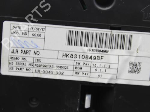 Instrument cluster JAGUAR F-PACE (X761) 2.0 TD4 AWD | BP39806070C47  - Image 6