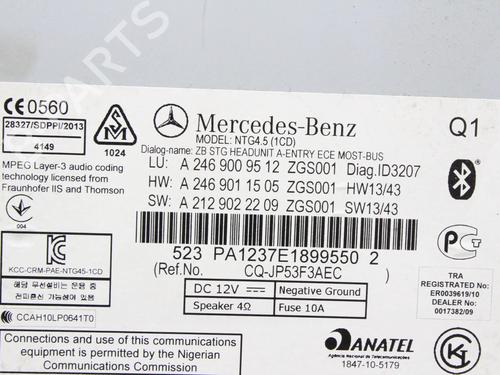 Electronic module MERCEDES-BENZ A-CLASS (W176) A 220 CDI (176.003) | BP39830558M83 - Image 5