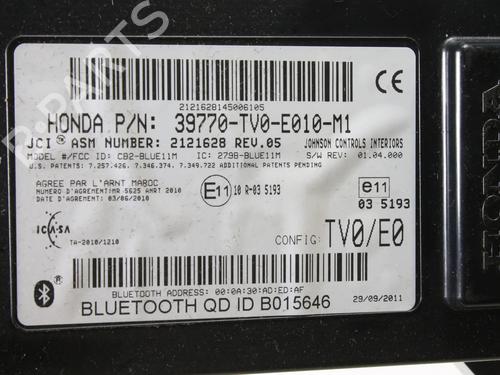 Electronic module HONDA CIVIC IX (FK) 2.2 i-DTEC (FK3) | BP39851205M83 - Image 3