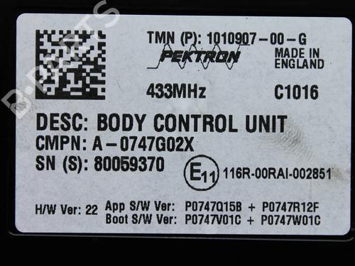 Øvrige styreenhet TESLA MODEL S (5YJS) 85D AWD | BP39868280M11 - Image 3