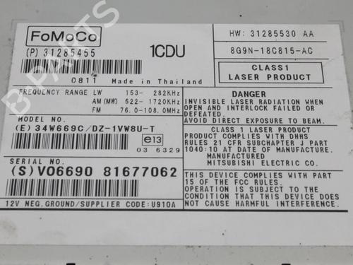 Electronic module VOLVO V70 III (135) 2.0 D | BP39876192M83 - Image 8