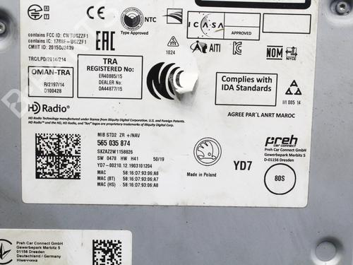 Electronic module SKODA OCTAVIA III Combi (5E5, 5E6) 2.0 TSI RS | BP39862410M83 - Image 5