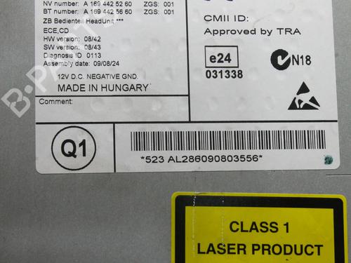 Electronic module MERCEDES-BENZ CLC-CLASS (CL203) CLC 220 CDI (203.708) | BP39860599M83 - Image 7