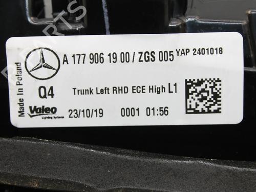 Left tailgate light MERCEDES-BENZ A-CLASS (W177) AMG A 35 4-matic (177.051) | BP39870404C79 - Image 7