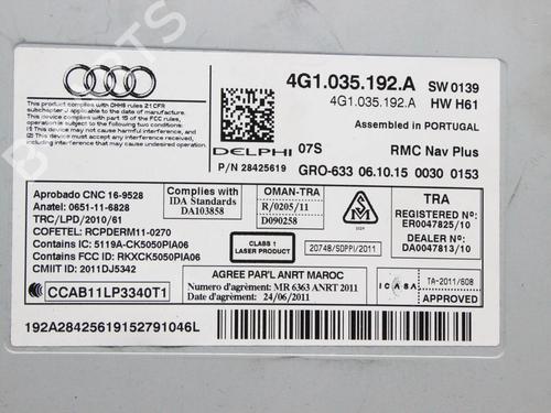 Electronic module AUDI A6 Allroad C7 (4GH, 4GJ) 3.0 TDI quattro | BP39807160M83 - Image 6