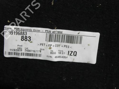 Boot lining OPEL CORSA F (P2JO) CORSA-e (68) | BP39796777I3 - Image 7