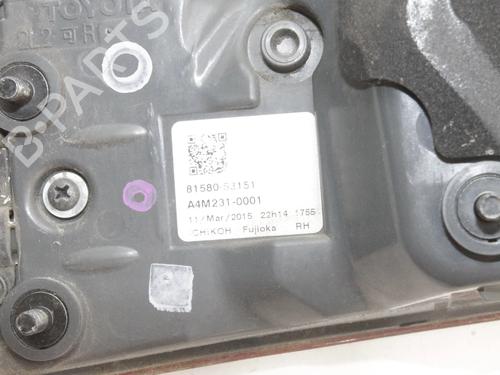 Right tailgate light LEXUS IS III (_E3_) 300h (AVE30_, AVE30R) | BP39861692C80 - Image 5