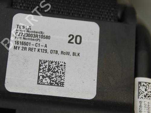 Rear left seatbelt TESLA MODEL Y (5YJY) EV Rear-Wheel Drive | BP39801359I29 - Image 7