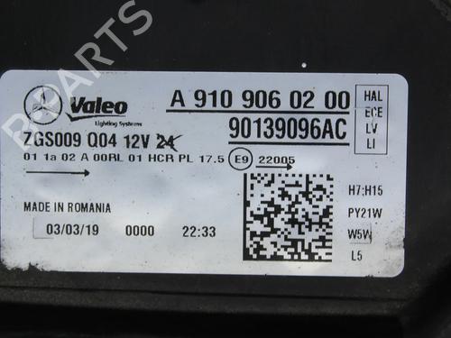 Left headlight MERCEDES-BENZ SPRINTER 3-t Van (B910) 214 CDI (910.621, 910.623) | BP39768861C28 - Image 10