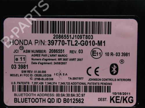 Electronic module HONDA ACCORD VIII (CU) 2.2 i-DTEC (CU3) | BP39822044M83 - Image 3