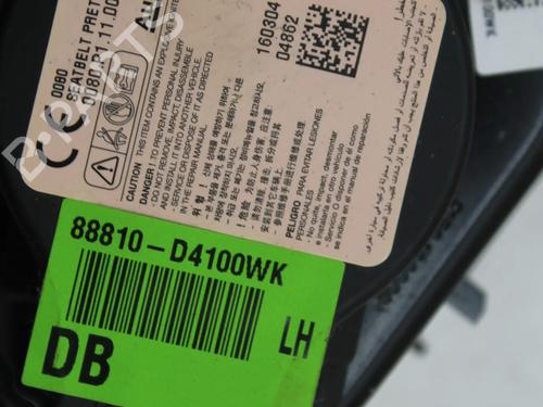 Front left seatbelt KIA OPTIMA (JF) 1.7 CRDi | BP39862903I26 - Image 4