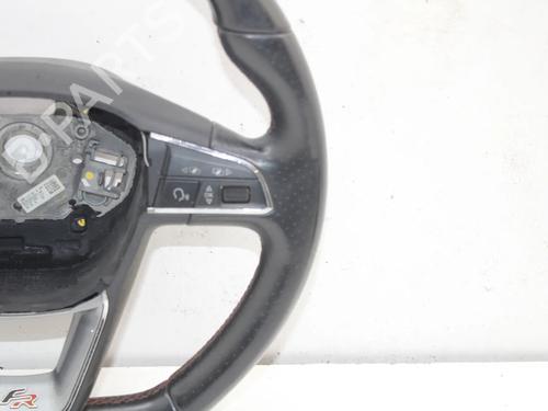 Steering wheel SEAT LEON (5F1) 2.0 TDI | BP39776440C49 - Image 7