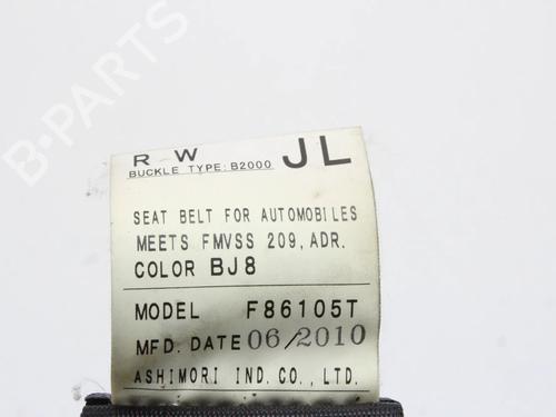 Rear left seatbelt SUBARU FORESTER (SH_) 2.0 D AWD (SHH, SHD, SHN) | BP39794279I29 - Image 4