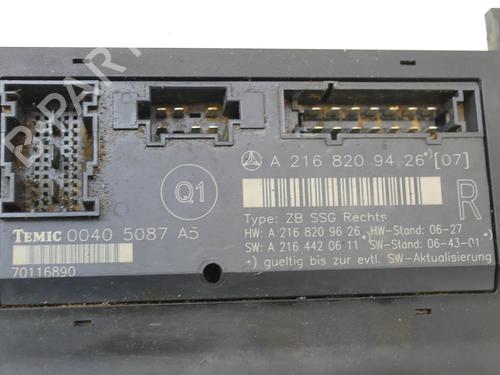 Electronic module MERCEDES-BENZ S-CLASS Coupe (C216) CL 500 (216.371) | BP39846940M83 - Image 4