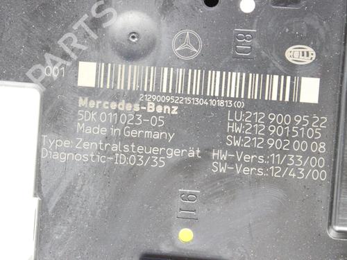 Control unit MERCEDES-BENZ E-CLASS (W212) E 200 CDI / BlueTEC (212.005, 212.006) | BP40520259M11 - Image 5