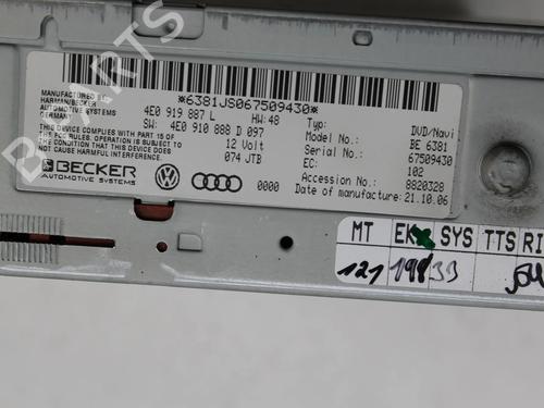 Electronic module AUDI A8 D3 (4E2, 4E8) S8 quattro | BP39859817M83 - Image 5
