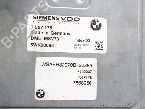 Engine control unit (ECU) BMW 6 (E63) 630 i | BP39814177M57 - Image 3
