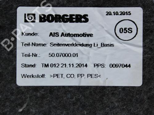 Bagagerumsbeklædning VW PASSAT B8 Variant (3G5, CB5) 2.0 TDI | BP39851006I3  - Image 10